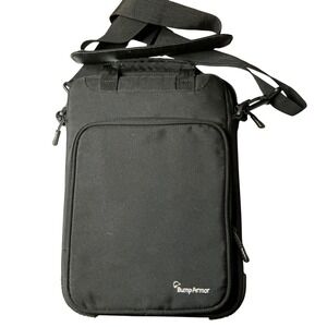 Bump Armor Tech Protection Black Tablet Messenger Bag Case